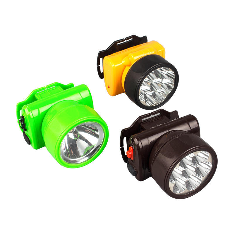 TL-03 1LED 0.2W Environmental friendly rechargeable lithium battery 1/7/9 light cup adjustable brightness portable headlamp