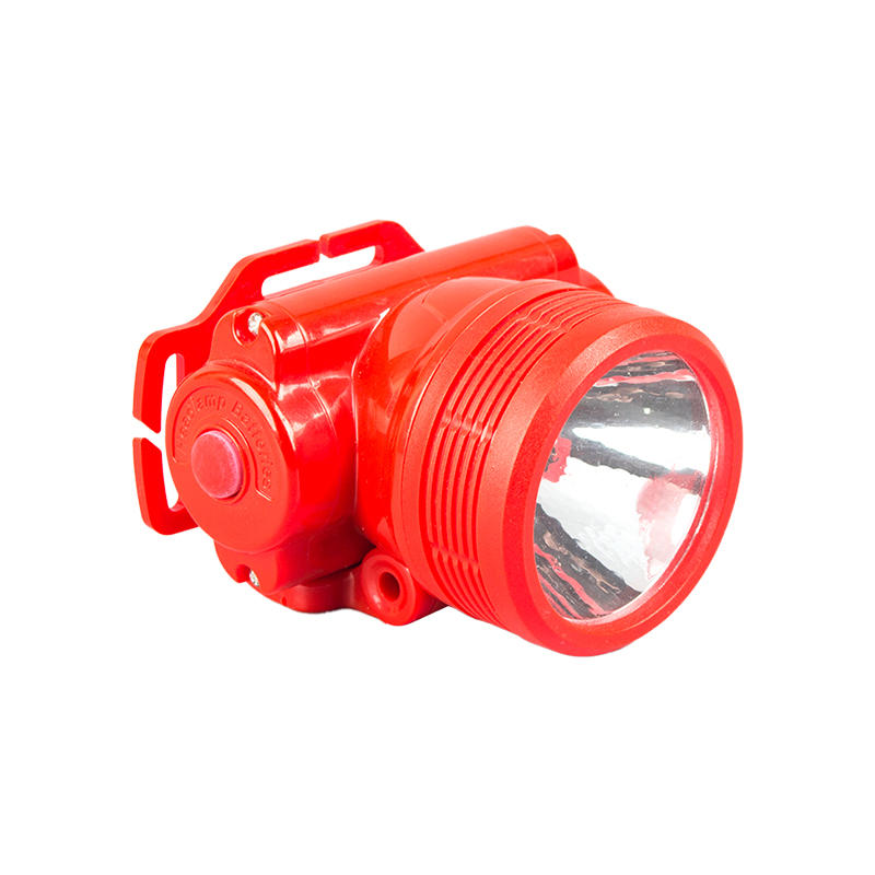 TL-01 1LED1W Lithium battery rechargeable spiral head ring pushbutton switch headlights for outdoor operations