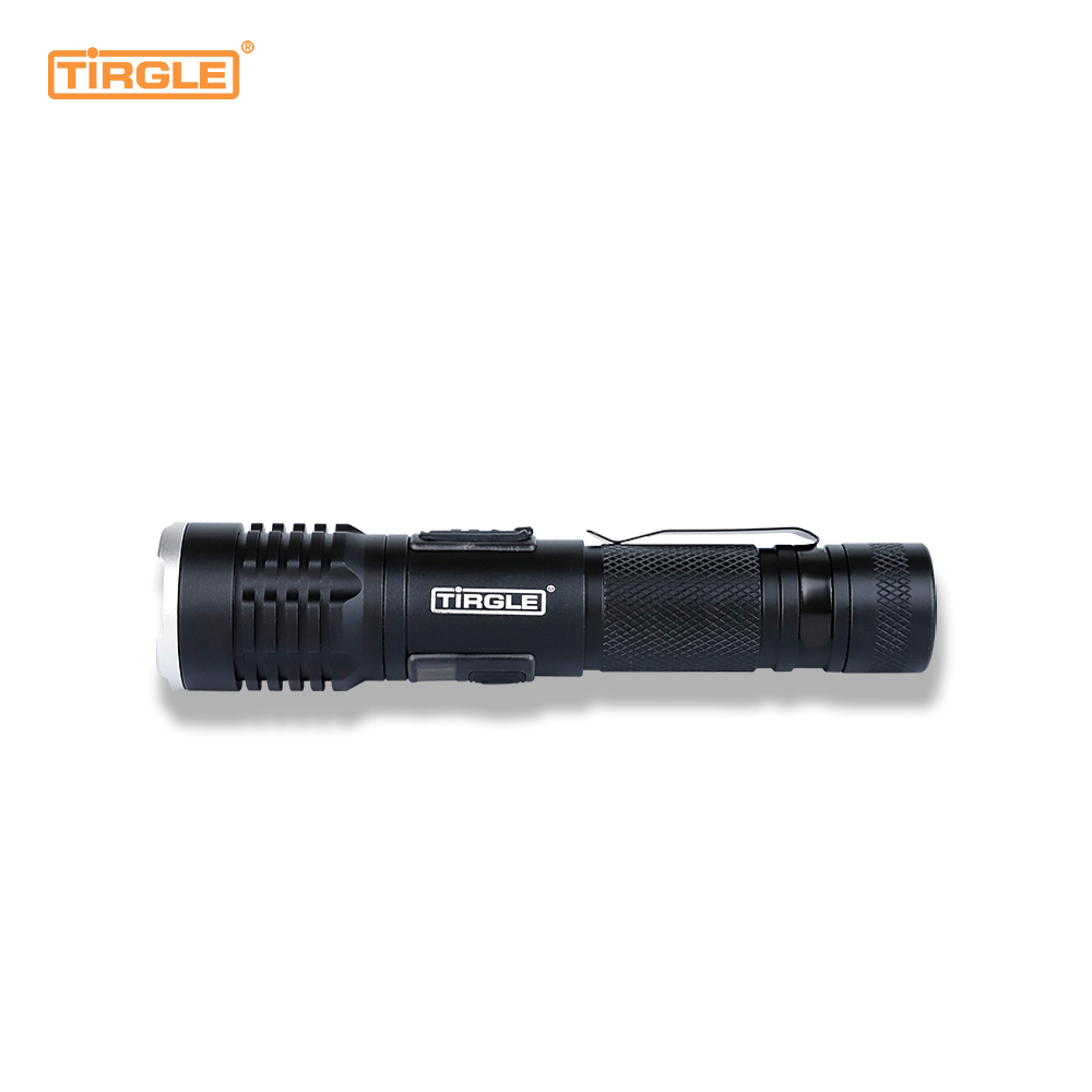 HL-5006  Aluminum alloy telescopic zoom white laser Multifunctional typeC charging port professional flashlight for outdoor operations waterproof telescopic focusing