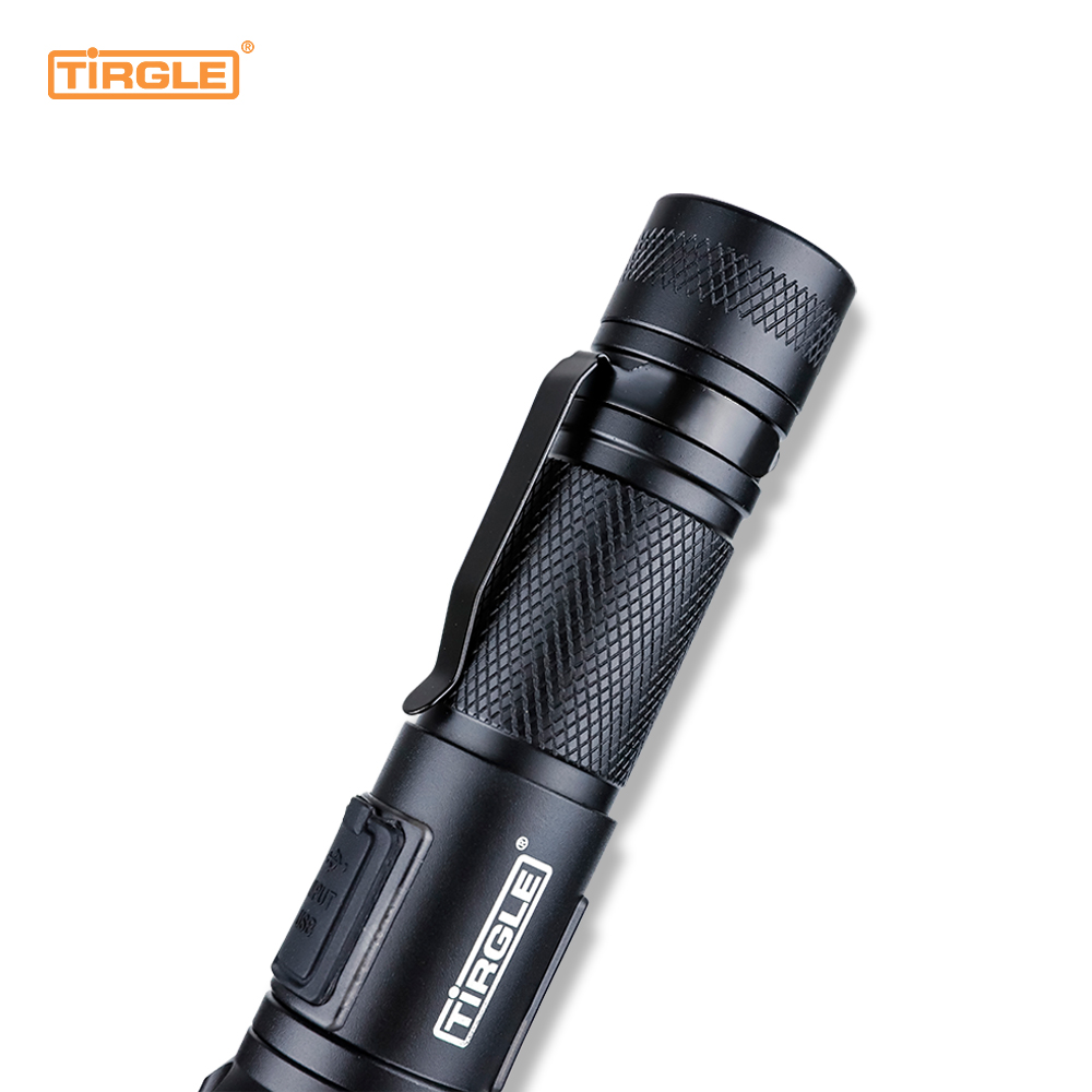 HL-5006  Aluminum alloy telescopic zoom white laser Multifunctional typeC charging port professional flashlight for outdoor operations waterproof telescopic focusing