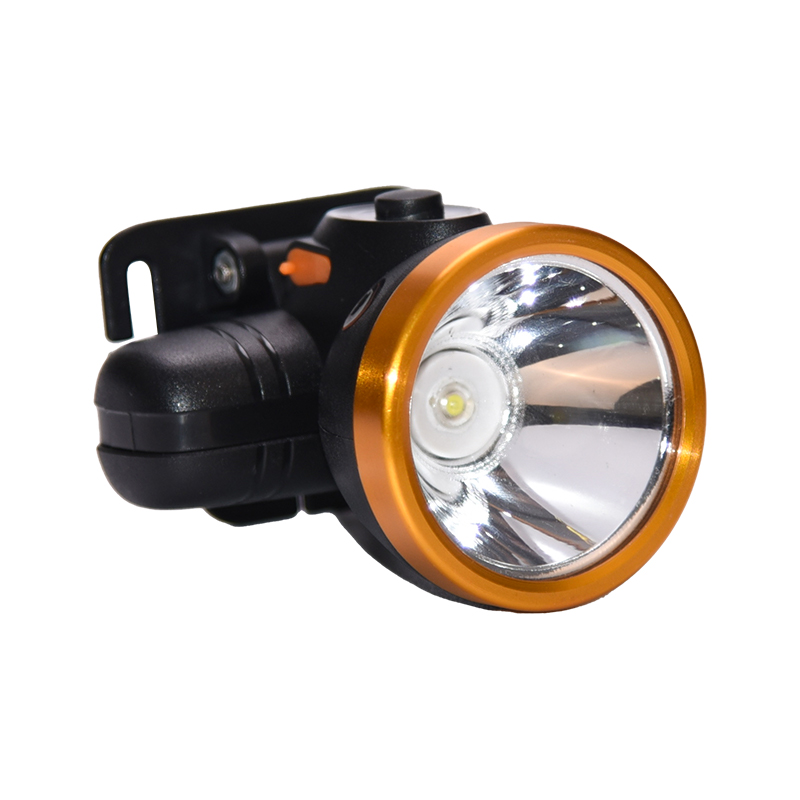 TL-3001 1LED 3W LED Lithium battery rechargeable button switch metal head outdoor portable light headlights