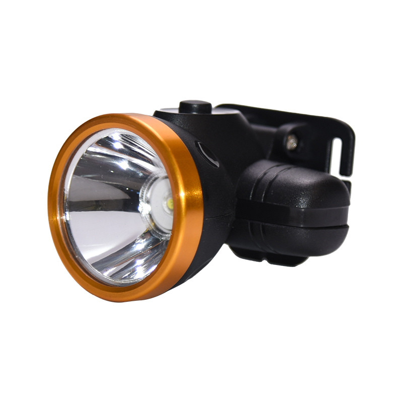 TL-3001 1LED 3W LED Lithium battery rechargeable button switch metal head outdoor portable light headlights