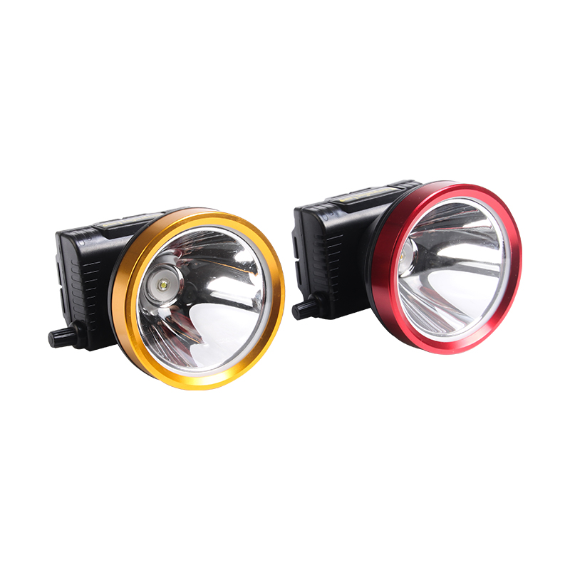 TL-20 1LED10W Rechargeable waterproof aluminum alloy headring button adjustable brightness portable headligh